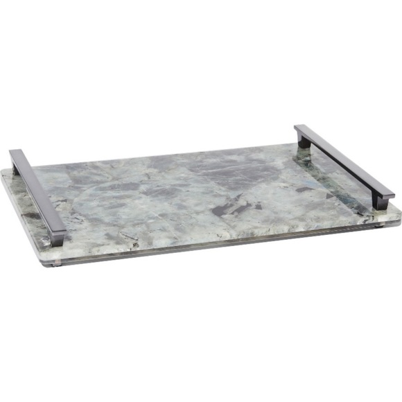 Kendra Scott Labradorite Stone Slab Tray (16” x 10”) New In Box - Reemoly - Picture 1 of 3